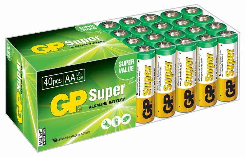 Батарея GP Super Alkaline 15A LR6 AA 