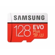 Карта памяти MicroSDXC 128GB Samsung EVO Plus Class 10 (UHS-I U1) + SD адаптер MB-MC128HA/RU