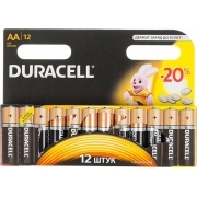 Батарея Duracell Basic LR6-12BL AA (12шт)