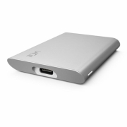 SSD жесткий диск LACIE USB-C 2TB EXT. STKS2000400, серебристый 
