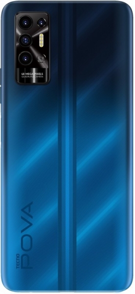 Смартфон Tecno Pova 2/4+128GB/синий (LE7n POVA 2 128 Energy Blue)