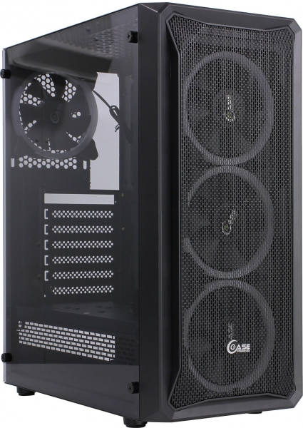 Корпус Powercase Mistral Z4 Mesh RGB TG, чёрный, ATX (CMIZB-R4)