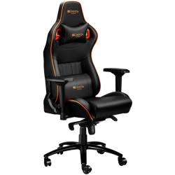 Кресло игровое Canyon Corax GC-5, черно-оранжевое
