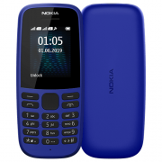 Телефон NOKIA 105 DS, синий (2019) (16KIGL01A01)