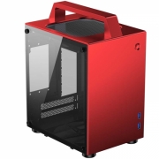 Корпус JONSBO T8 Red, Mini-ITX, без БП, красный