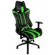 Игровое кресло Aerocool AC120 AIR  (черно-зеленое)