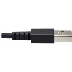 Кабель Tripplite U038-003-GY-MAX ver2.0 USB A(m) USB Type-C (m) 0.9м черный