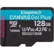 Карта памяти MicroSDXC Kingston Canvas Go Plus 128Gb (SDCG3/128GBSP)
