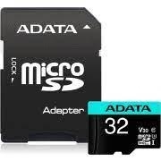 Карта памяти MICRO SDHC 32GB W/ADAP. AUSDH32GUI3V30SA2-RA1 ADATA
