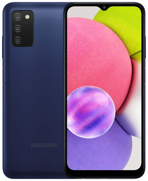 Смартфон Samsung Galaxy A03s 32Gb, синий (SM-A037FZBDSER)