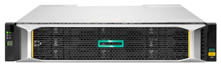 HPE MSA 2060 16Gb FC LFF Storage (2xFC Controller(4 host ports per controller), 2xRPS, w/o disk, w/o SFP, req. C8R24B)
