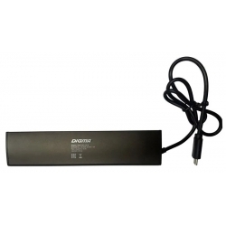 Разветвитель USB-C Digma HUB-7U2.0-UC-B 7порт, черный