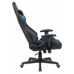 Кресло игровое A4Tech X7 GG-1100 черный/голубой