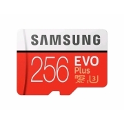 Карта памяти MicroSDXC 256GB Samsung EVO Plus Class 10 (UHS-I U1) + SD адаптер MB-MC256HA/RU