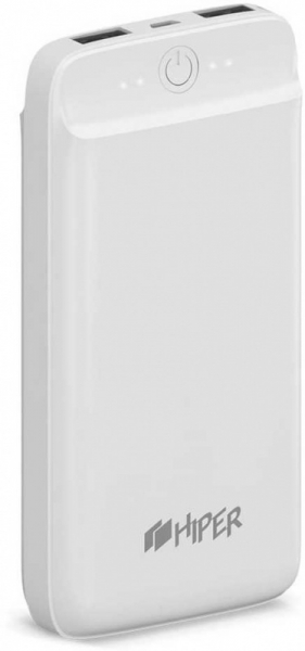 Мобильный аккумулятор Hiper SL20000 Li-Ion 20000mAh 2.1A+1A белый 2xUSB