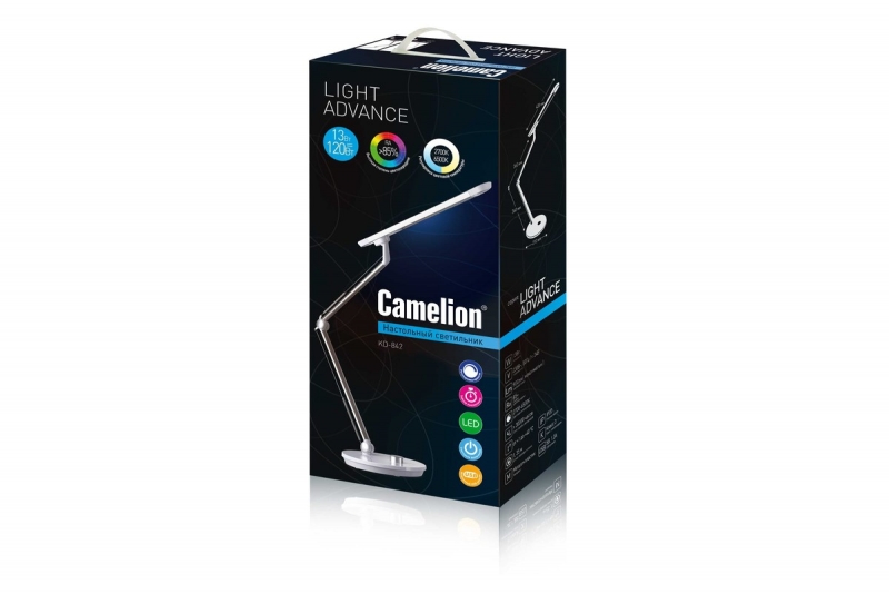 Светильник настольный Camelion KD-842 C02 LED 13 Вт/черный (13520)