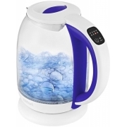 Чайник Kitfort КТ-6140-1, белый/фиолетовый