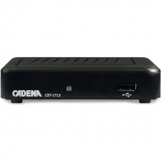 Ресивер DVB-T2 Cadena CDT-1712 (TC) черный (046/91/00051350)