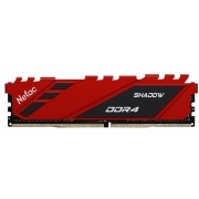 Оперативная память Netac Shadow Red  DDR4 16GB 3200MHz (NTSDD4P32SP-16R)