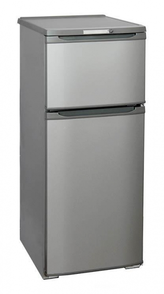 Холодильник БИРЮСА M122, серебристый металлик