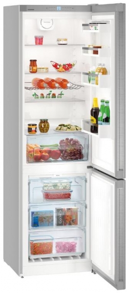 Холодильник с морозильником LIEBHERR CNPef 4813 серебристый (CNPEF 4813-22 001)