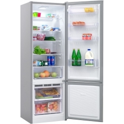 Холодильник с морозильником Nordfrost NRB 124 332 серебристый