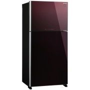 Холодильник с морозильником SHARP SJ-XG60PG-RD бордовый