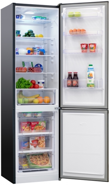 Холодильник с морозильником Nordfrost NRB 164NF 232 черный