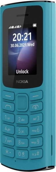 Мобильный телефон Nokia 105 4G TA-1378/128MB + 48MB/синий (16VEGL01A01)