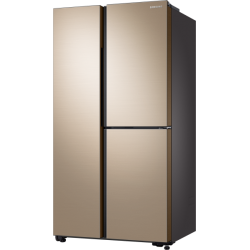 Холодильник Samsung/ Объем: 634л. ВхШхГ: 178x91x72 Цвет: Золотой. Двери 