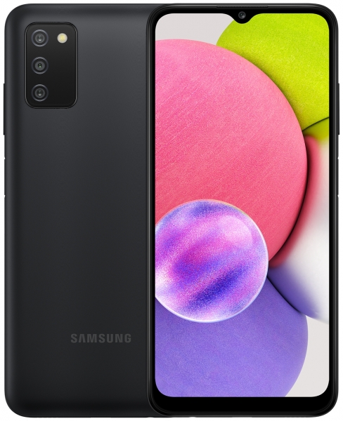Смартфон Samsung Galaxy A03s 32Gb, черный (SM-A037FZKDSER)