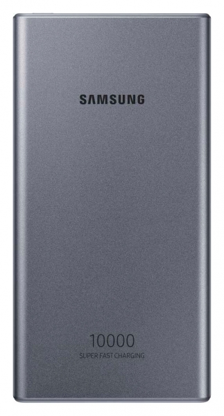 Мобильный аккумулятор Samsung EB-P3300 Li-Ion 10000mAh 2A+1.67A темно-серый 2xUSB