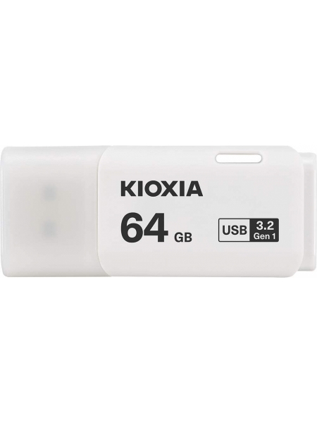 Флеш Диск Toshiba 64Gb Kioxia TransMemory U301 LU301W064GG4 USB3.1 белый