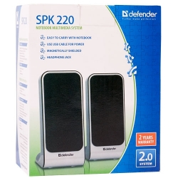 Колонки DEFENDER SPK-220225, черные (65220)