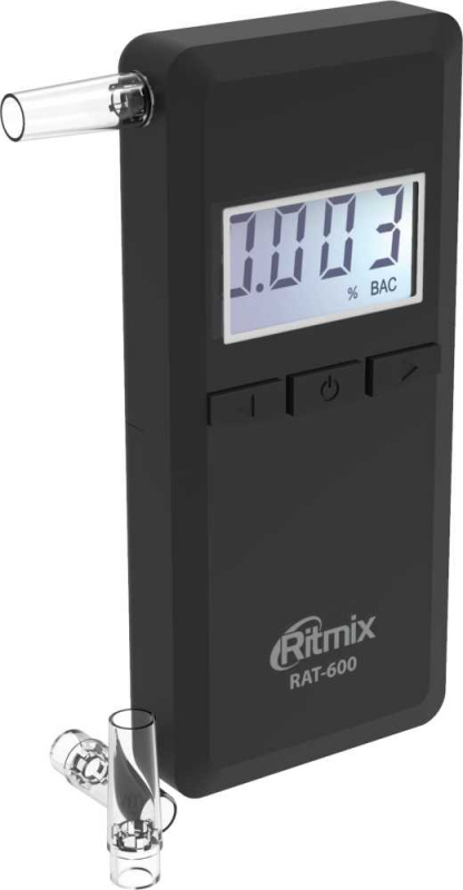 Алкотестер Ritmix RAT-600, черный