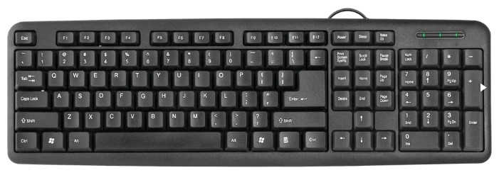 Клавиатура DEFENDER HB-420 RU, черная (45420)