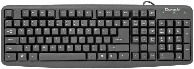 Клавиатура Defender Element HB-520, черная (45522)