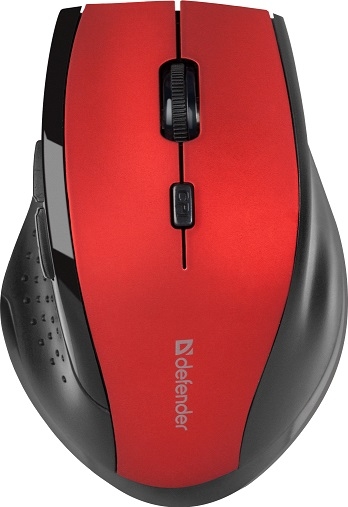 Мышь Defender Accura MM-365, красный (52367)