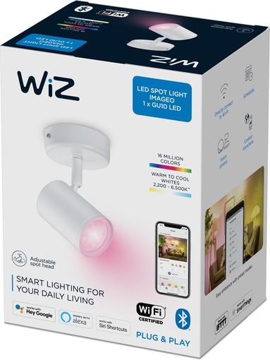 Светильник потолочный WiZ IMAGEO Spots RGB/1/5W/Wi-Fi/белый (929002658701)