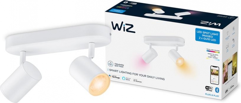 Светильник потолочный WiZ IMAGEO Spots RGB/2/5W/Wi-Fi/белый (929002658801)