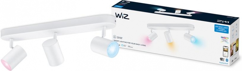 Светильник потолочный WiZ IMAGEO Spots RGB/3x/5W/Wi-Fi/белый (929002658901)
