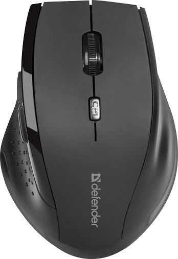 Мышь DEFENDER Accura MM-365, черная (52365)