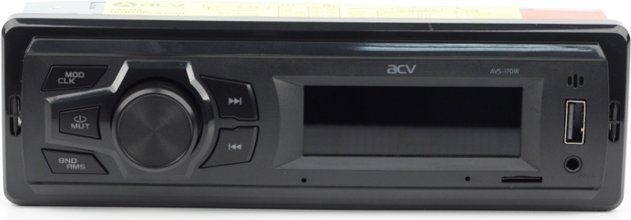 Автомагнитола ACV AVS-1701G 1DIN 4x25Вт, черный