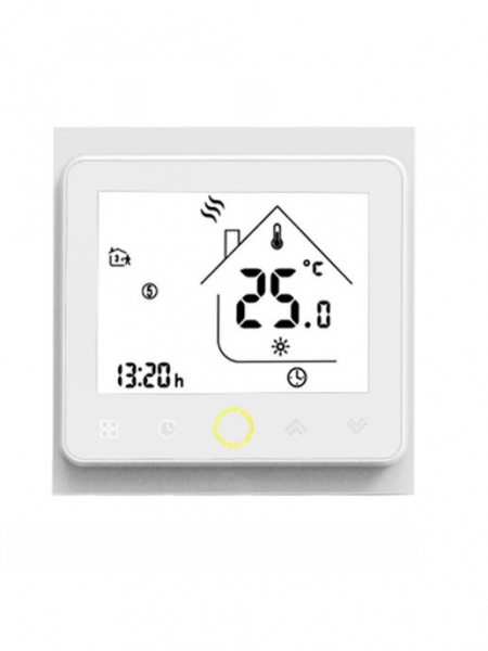 Терморегулятор для теплого пола Moes BHT-002-GBL Wi-Fi/16А/белый