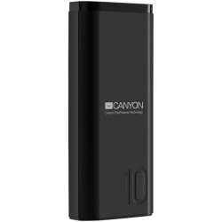 Внешний аккумулятор CANYON PB-103 10000mAh, черный (CNE-CPB010B)