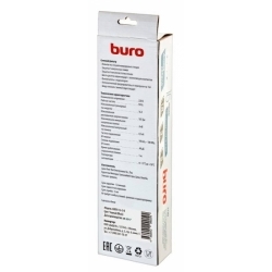Сетевой фильтр Buro 600SH-16-5-B 5м (6 розеток), черный