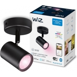 Светильник потолочный WiZ IMAGEO Spots RGB/1/5W/Wi-Fi/Черный (929002659001)