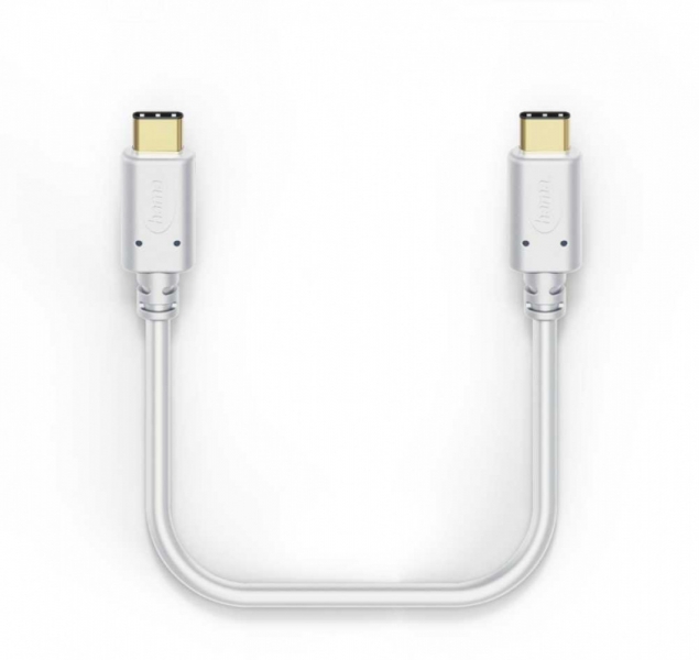 Кабель Hama 183332 USB Type-C (m) USB Type-C (m) 0.2м серебристый