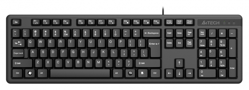 Клавиатура + мышь A4Tech KK-3330S, черный