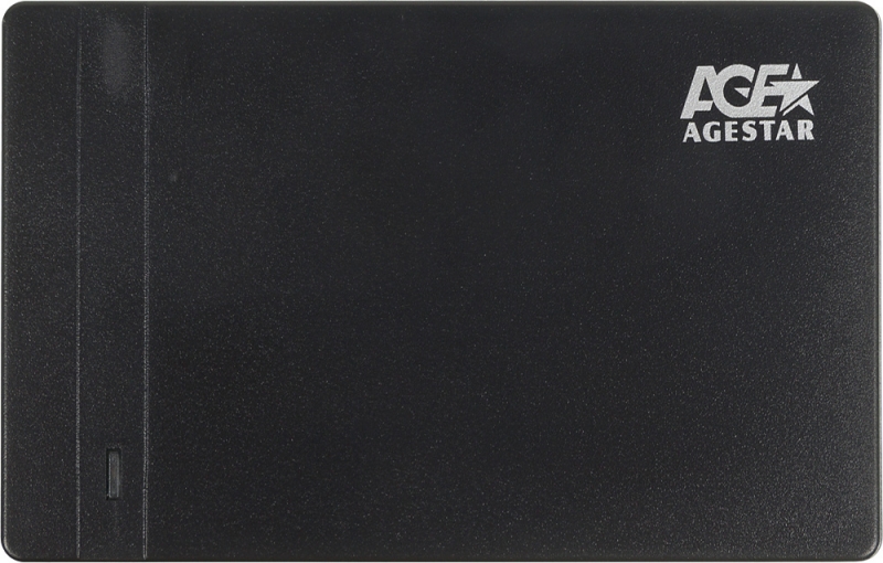 Внешний корпус для HDD AgeStar 3UB2P3(BLACK) SATA III пластик черный 2.5